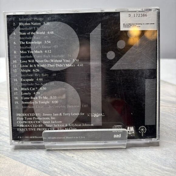 Rhythm Nation 1814 - Audio CD By Janet Jackson - 1989 - Picture 2 of 4